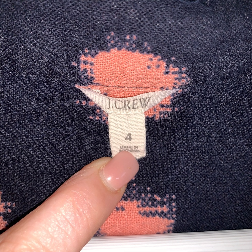 J.Crew Polly Popover in Silk-Screen Dot - Picture 5 of 8